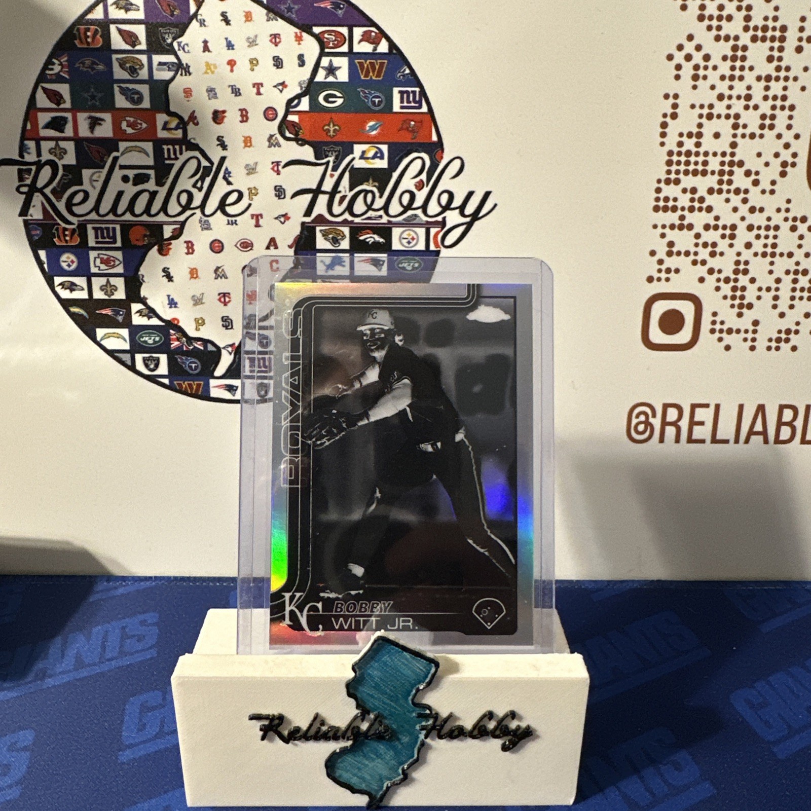 2025 Topps Chrome Negative Refractor Bobby Witt Jr. (#93) Royals