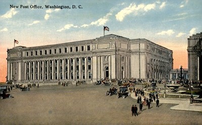 Washington, D. C., New Post Office, Terminal Station, $3,000,000, 1914 Postcard