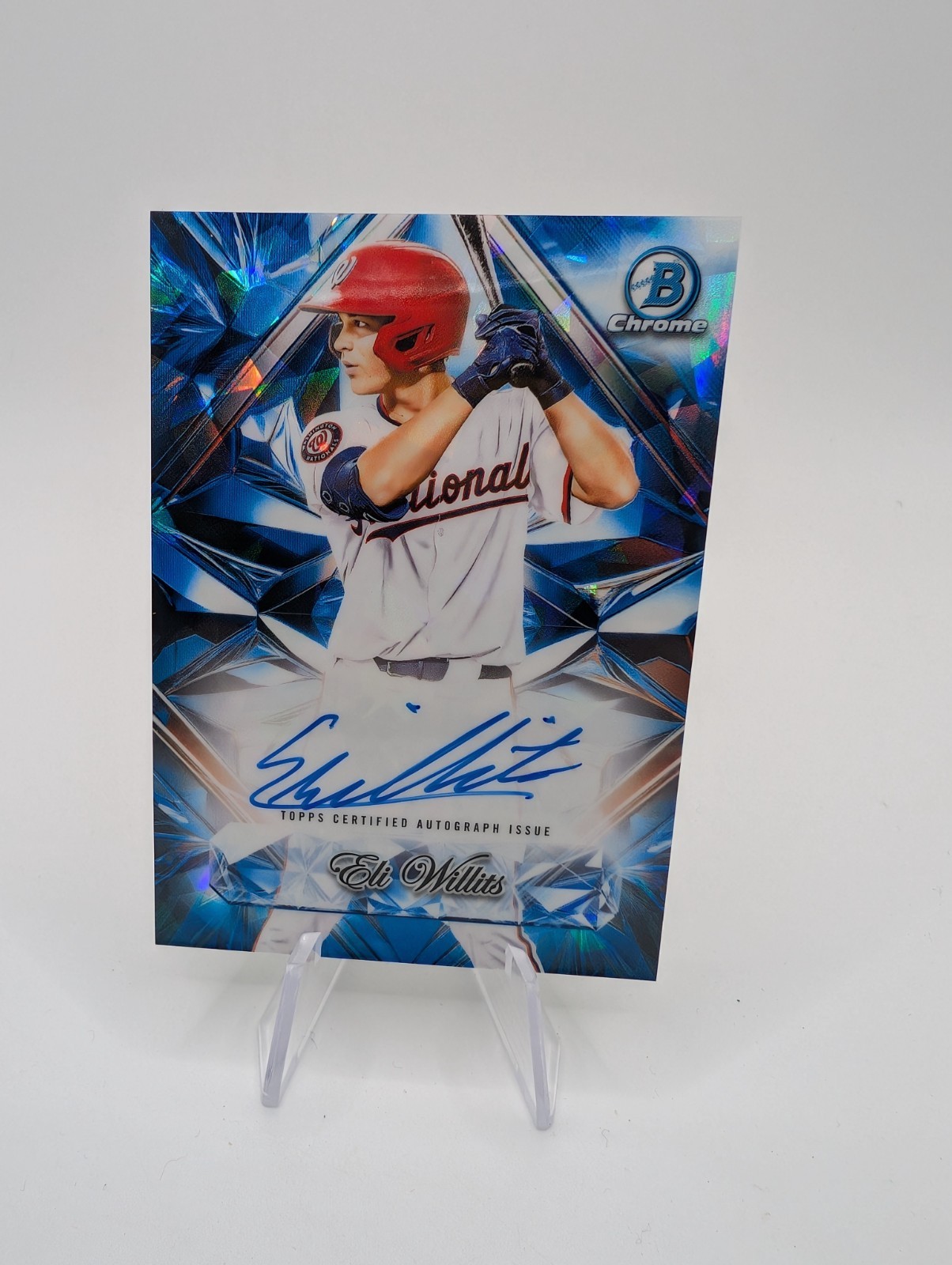 2025 Bowman Draft Sapphire Eli Willits Selections Auto #SSA-EW - Nationals