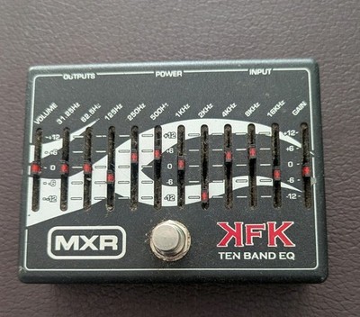 MXR KFK1 Kerry King Ten Band EQ Effekpedal für Gitarre 10 Band Equalizer 