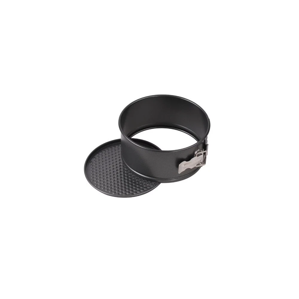 6 Round Nonstick Carbon Steel Springform Cake Pan, Gray