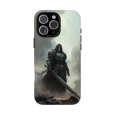 For iPhone / Galaxy / Pixel   Death Knight Skull Warrior Phone Case