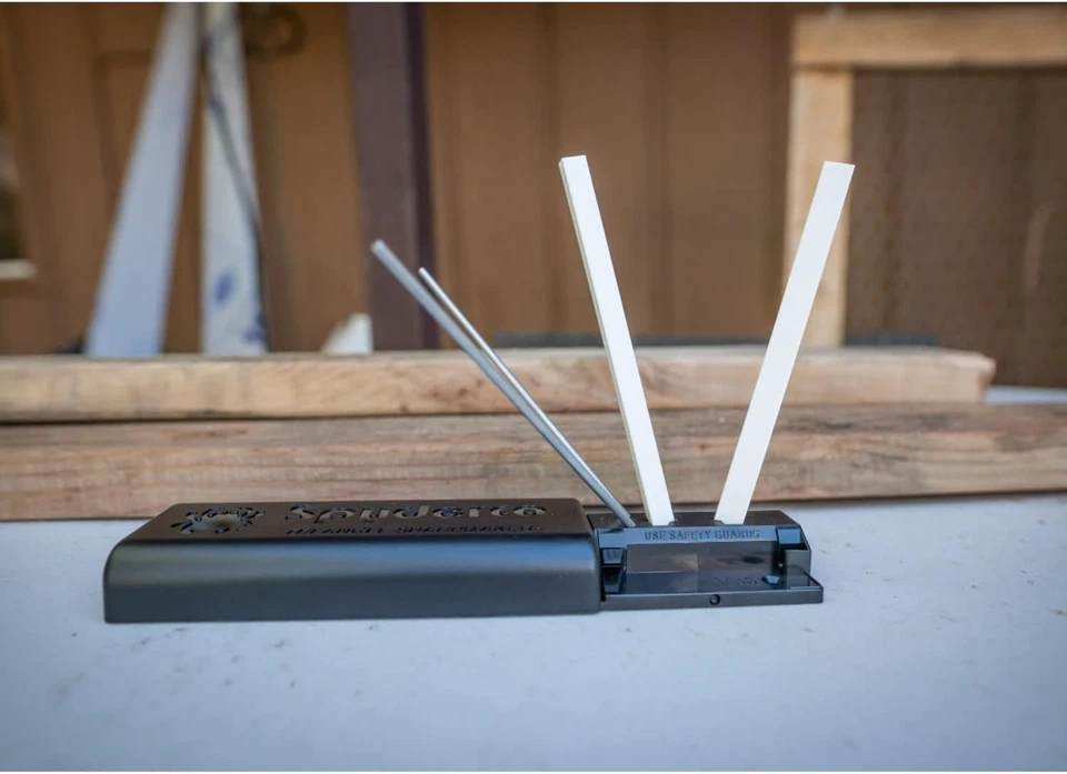 Juego Afilador Premium DVD y Dos Juegos de Piedras Cerámicas Alúmina Envío Gratis Foto 3 de 4