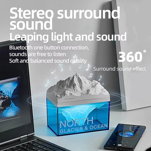 Multifunction Night Light Speaker with Diffuser and Audio Speaker Music2638 - Zdjęcie 3 z 7