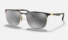 Ray-Ban Black On Gold/Grey Gradient Mirror 59 mm Sunglasses RB3569 187/88 59-17