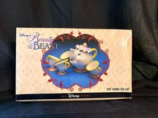 Vintage Disney Beauty and the Beast Toy China Tea Set Mrs. Potts  Chip 6 pc NEW