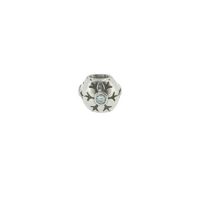 Echt Silber PANDORA Schneeflocke Charm - 790367CZA