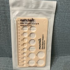 MUNCHKIN Nipple Flow Shield Ruler Sizing Measurement Tool for Breast Pump