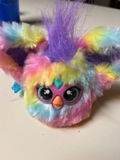 Hasbro Furby Plush Key Chain 2023 Furblet Interactive Toy Talking Tie Dye