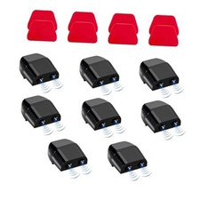 8PCS Deer Whistles for Car, Automotive Save a Deer Whistles to 8 PCS Black