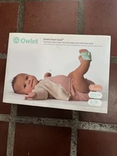 Owlet Smart Sock 2 & Vital Sign Sensor Monitor No Charger Brick Sock 3 Used