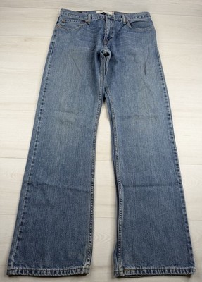 Vtg Levis 527 Jeans Blue Med Wash Bootcut Whiskered Faded Y2K Grunge Mens 34x34
