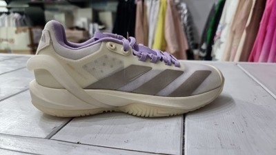 Adidas Light Strike Sneaker Damen Lila EU 38 2/3 AD77 Schnürung Textil