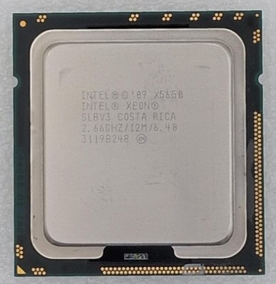 Lot of 4 INTEL XEON X5650 SLBV3 2.66GHz (Max Turbo 3.06GHz) 12MB 6cores LGA1366