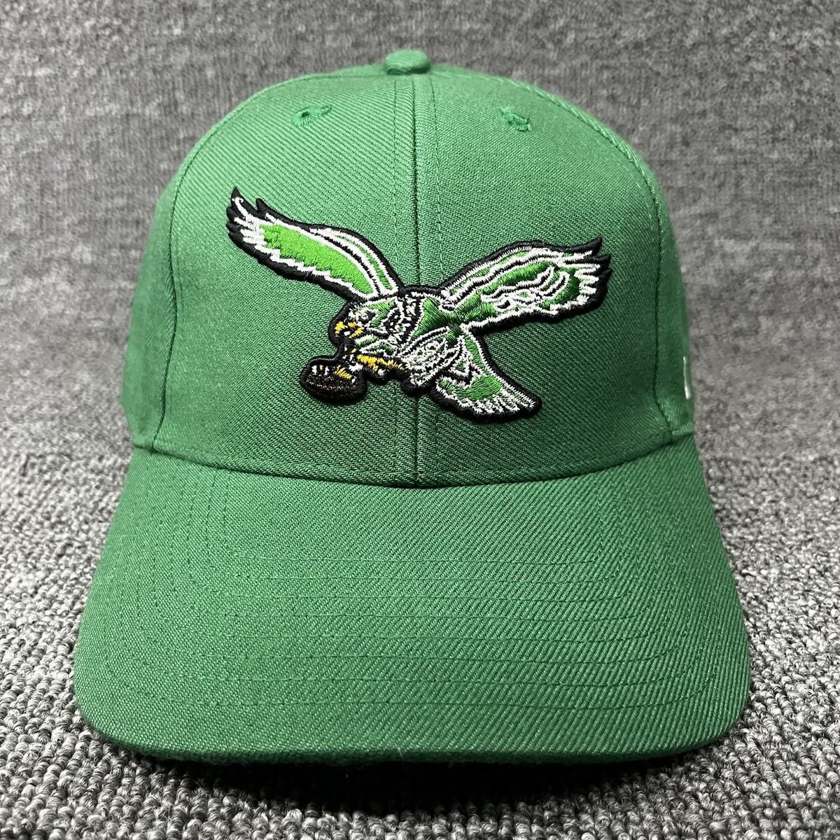 New '47 Brand Philadelphia Eagles Throwback Logo Green Adjustable Hat Cap