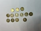 13 in total 1950-1954 Roosevelt Dimes Circulated 90% Silver