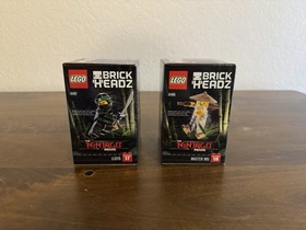 LEGO Ninjago BRICKHEADZ (41487 & 41488) Lloyd & Master Wu ~New & Sealed~ Retired