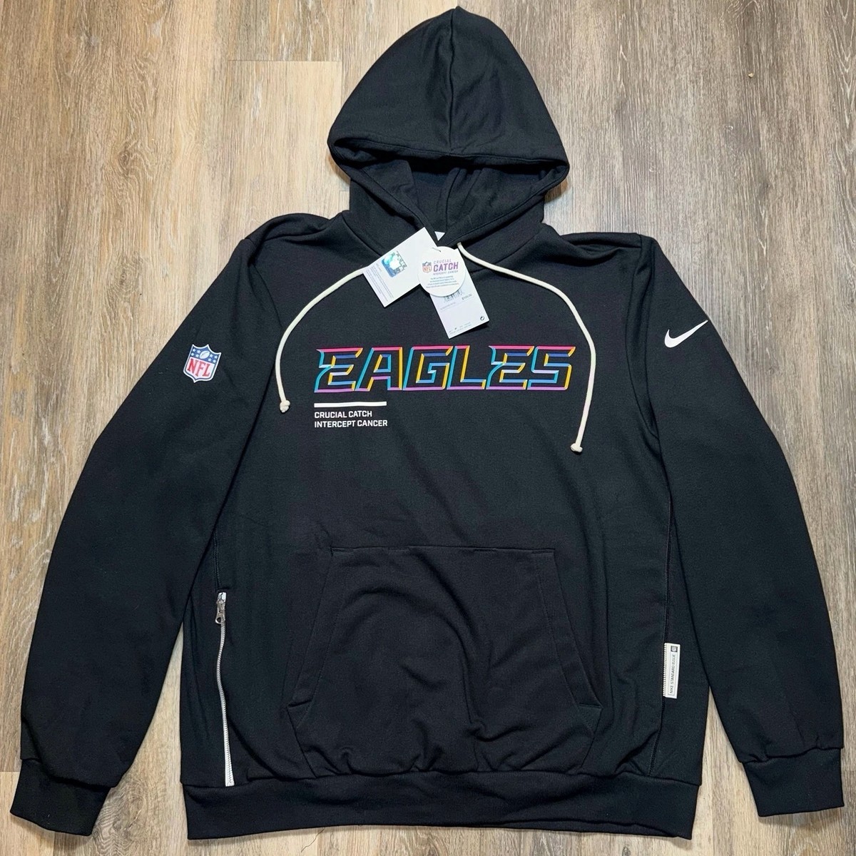 AUTHENTIC Nike Philadelphia Eagles 2025 Crucial Catch Hoodie Mens