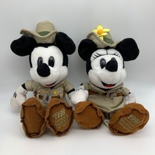 Vintage Disney Mickey  Minnie Plush 1999 Official Disneyana Convention