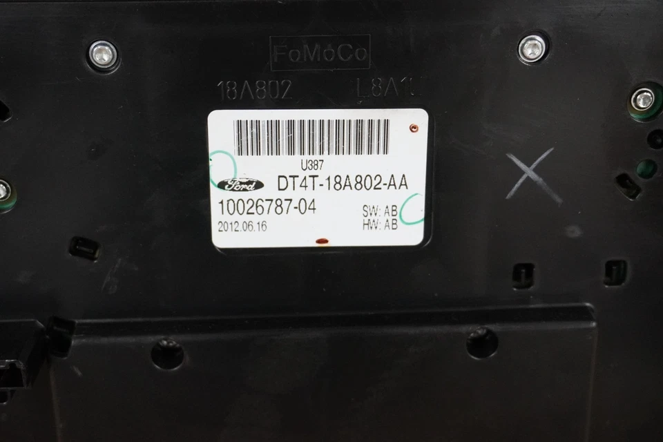 Ford Edge 2013 radio CA panel de control de temperatura térmica OEM DT4T18A802AA Foto 3 de 4