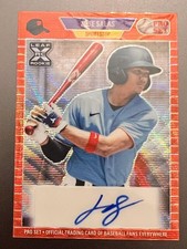 2021 Pro Set Metal - 1989 Pro Set Base Autographs Crystal Red #PA-JS1 Jose Salas