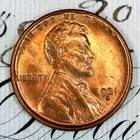 * 1931-S * PRISTINE++ BLAZING RED GEM BU MS LINCOLN WHEAT PENNY *FROM COLLECTION