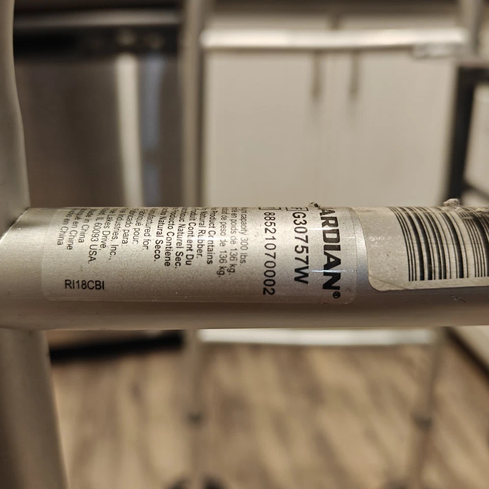 Andador médico ligero con ruedas - Ayuda a la movilidad plegable ajustable Foto 4 de 4