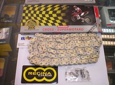 CATENA DI TRASMISSIONE REGINA RX3 CROSS ENDURO SUPERMOTARD PASSO 520 120 MAGLIE