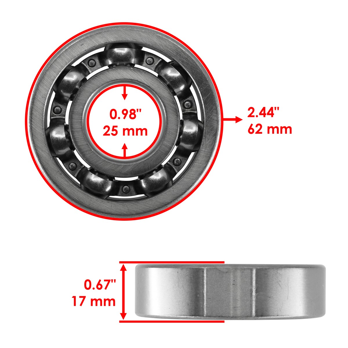 ハザード退化 微高レート パーツ 1XD-G6101-12-00 Rear Differential Rebuild Kit For Yamaha