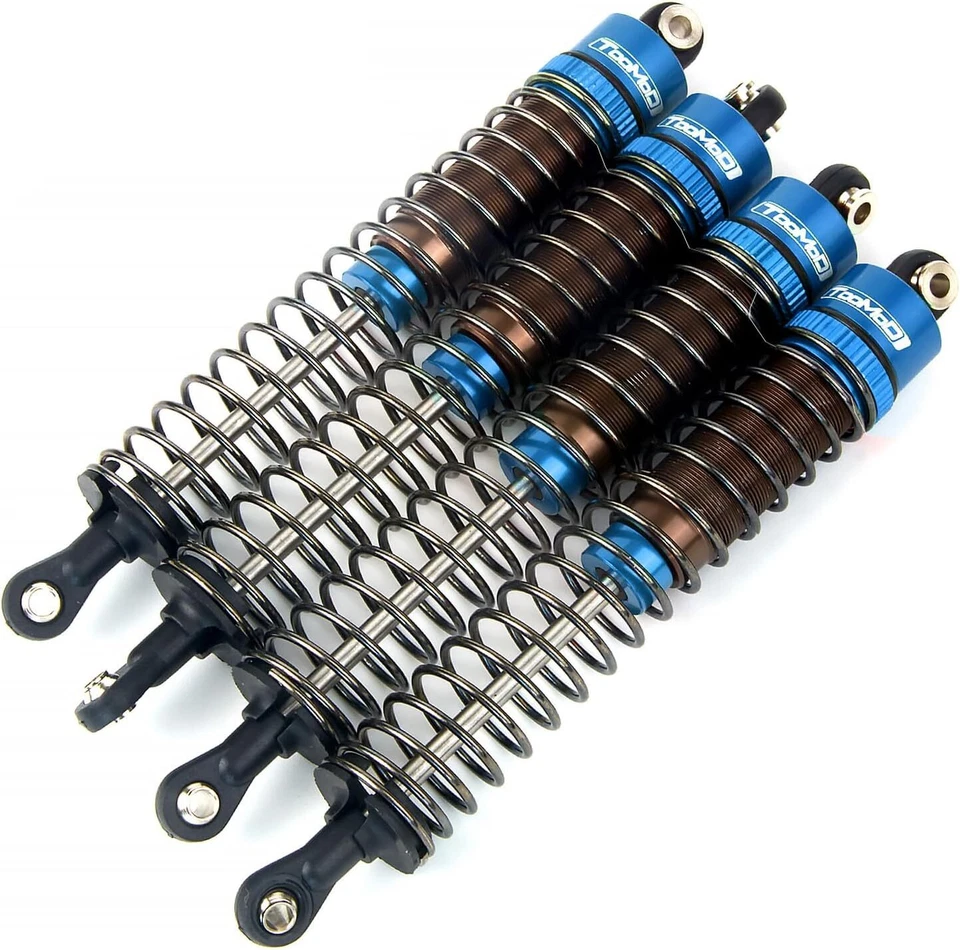 100mm 1/10 RC Oil Shock Absorber Kit for TRX4/Axial Buggy Car Upgrade - Image 4 of 4