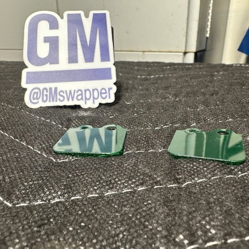 1973-1987 SQUAREBODY CHEVY GMC Dash Bezel Green Turn Signal Lens Pair OEM GM C/K - Picture 2 of 16