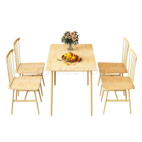 Dining Table and Chairs 5 Piece Kitchen Bar Living Sitting Room Modern Furniture - Picture 7 of 9