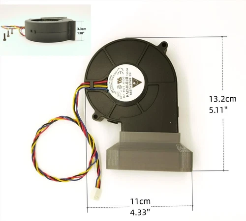 NVIDIA Tesla P40 P100 M40  graphics card cooling turbine fan BFB1012VH