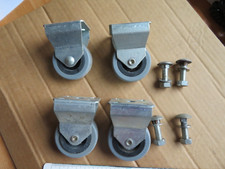 4 kółka meblowe kółka skrętne kółka transportowe rolki z płytą przykręcaną rolka kołowa 7cm