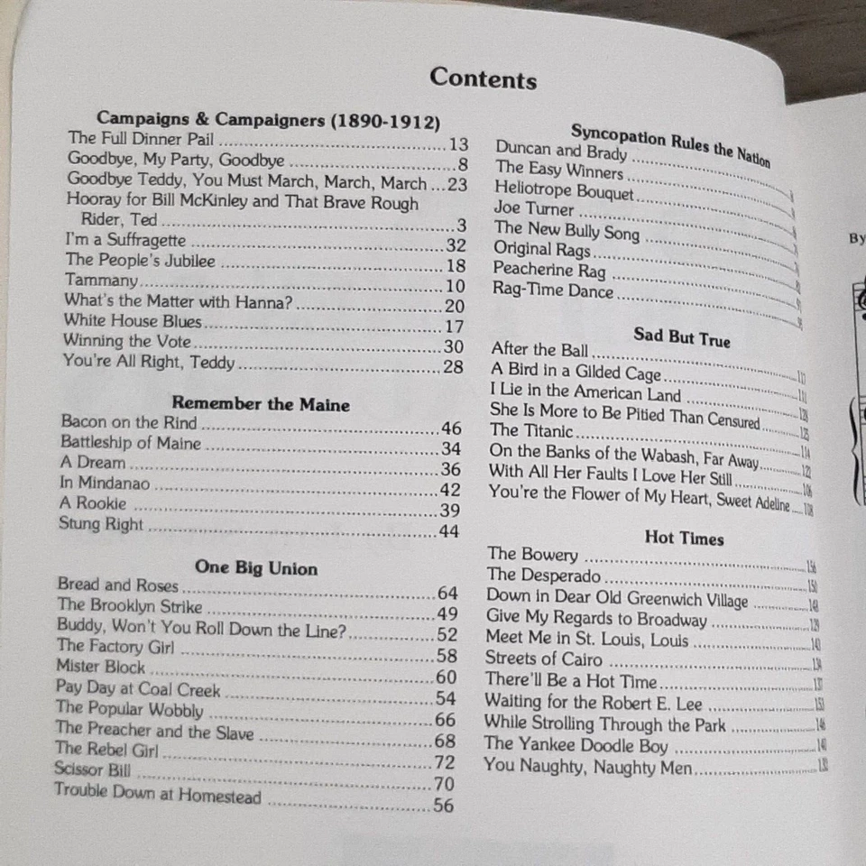 Livro de partituras para piano Ragtime Hits 1890-1915 vocais 158 páginas fotos 50+ músicas - Imagem 2 de 4