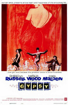 GYPSY *2X3 FRIDGE MAGNET* MOVIE POSTER FILM HOLLYWOOD NATALIE WOOD RUSSEY MALDEN