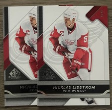 2008-09 SP Game Used Hockey Nicklas Lidstrom #40 Detroit Red Wings