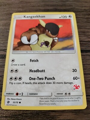 Pokémon TCG Card Kangaskhan 55/70 Dragon Majesty Common Pokemon | eBay