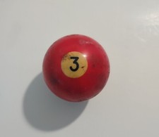 Vintage Bakelite Billiard Ball Pool Ball Butterscotch 3