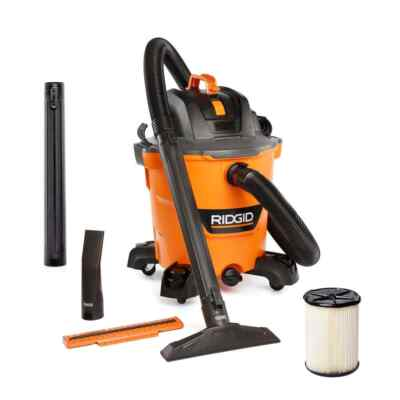 #ad #ad RIDGID 12 Gallon 5.0 Peak HP NXT Wet Dry Vac w Debris Filter amp; Locking Hose $84.95