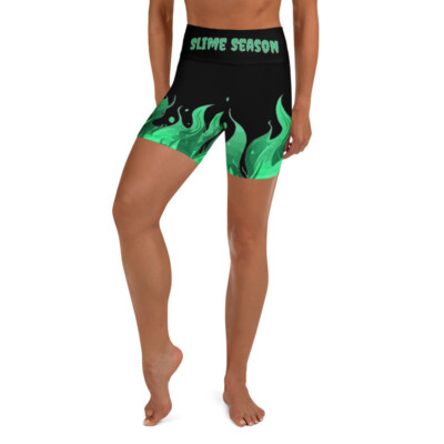 Women's Slime Season Yoga Shorts