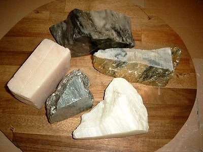 MARKENLOS Soapstone, 5Kg Artist Quality Mixed Colours and Sizes Also On Request!