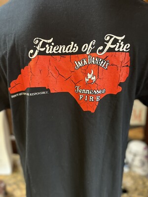 Jack Daniel's Tennessee Fire Unisex T-Shirt Promo Item Size XL