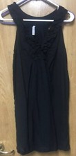 Old Navy Black Sleeveless Ruffled Sundress XS 0 00