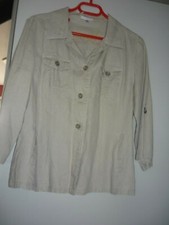 Veste en lin façon saharienne