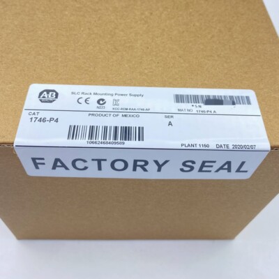 New 1746-P4 Ser A SLC 500 Power Supply 1746P4 Module Sealed TX Stock