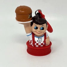 Big Boy Burger Restaurant Backpack Clip Keychain 3.5" Coin Money Holder 2007