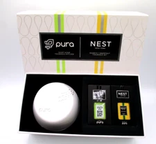 PURA & NEST Smart Home Fragrance Diffuser Bamboo/ Grapefruit Fragrance Set