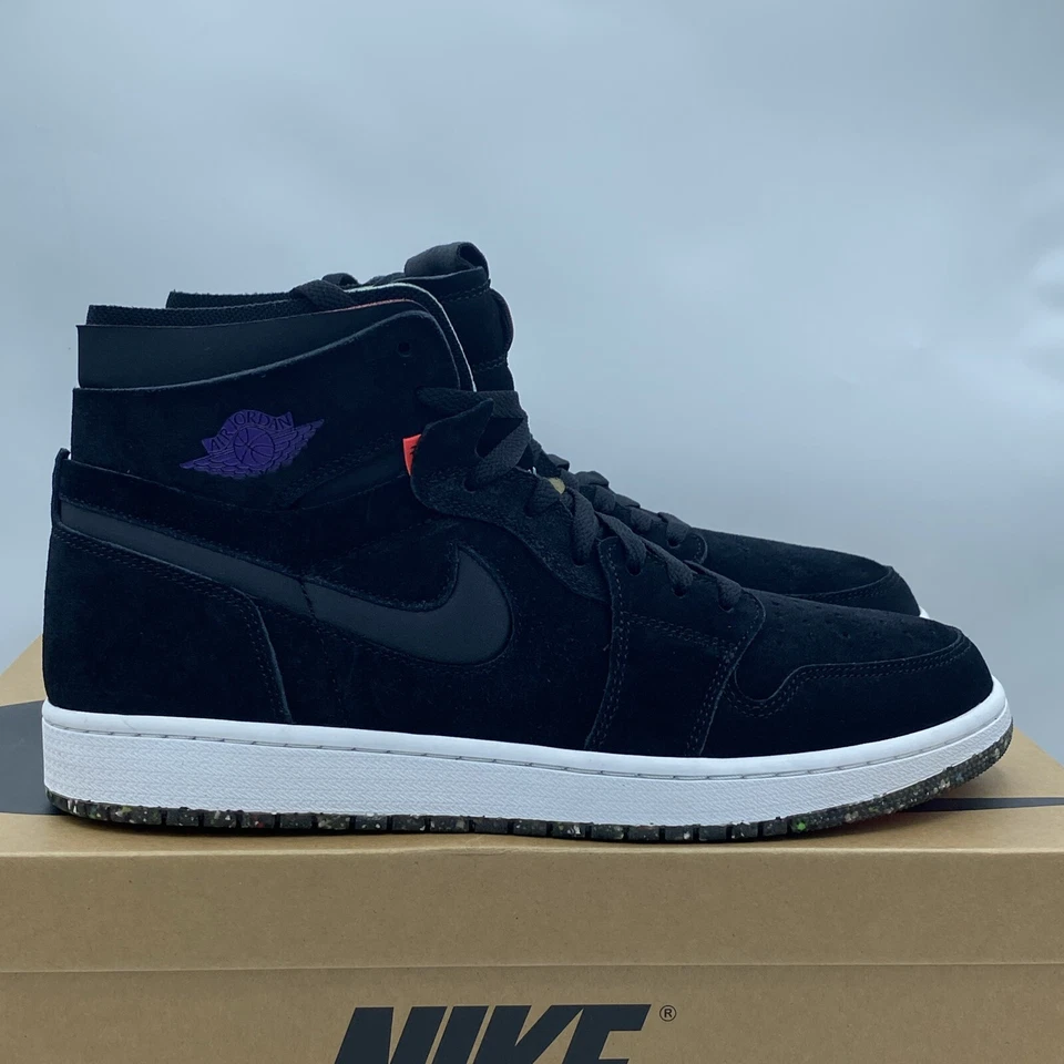 Air Jordan 1 High Zoom Comfort Court Negro Para Hombre Talla 12 CT0978-005 Totalmente Nuevo Foto 2 de 4