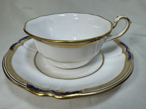 (20) Spode Copeland's 'Stafford Blue Leaf' (4) 5-Piece w/Coat of Arms - Picture 9 of 13